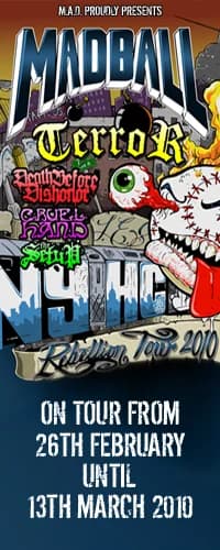 10.03.2010 - Madball / Terror / Death Before Dishonor / Cruel Hand / The Setup - Berlin, SO 36