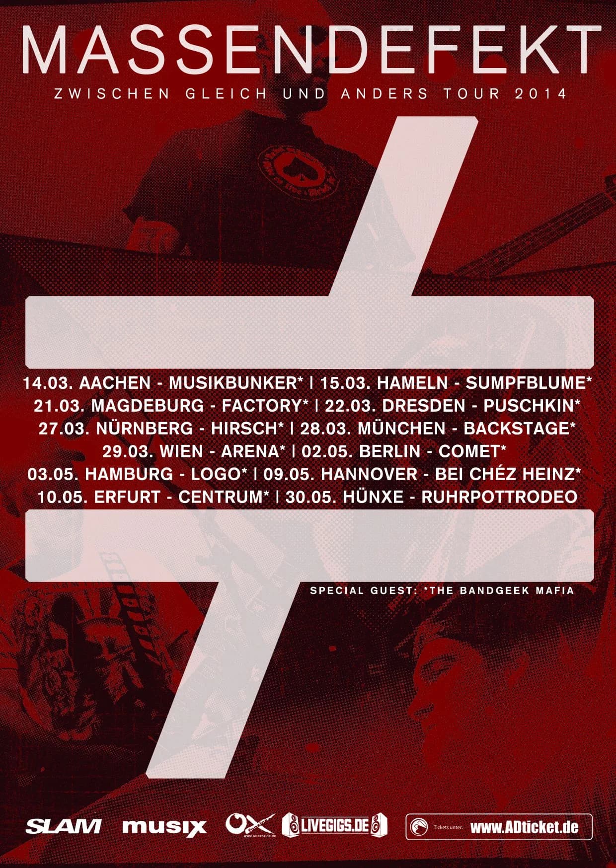 The Bandgeek Mafia: Frühjahrstour mit Massendefekt