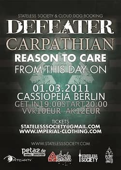 01.03.2011 - Defeater / Carpathian - Berlin Cassiopeia 