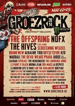 02.05. - 03.05.2014 - Groezrock 2014 u. a. mit The Offspring, NOFX, The Hives - Belgien Meerhout