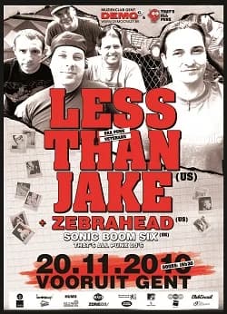 24.11.2010 - Less Than Jake / Zebrahead / Sonic Boom Six - Köln Live Music Hall 