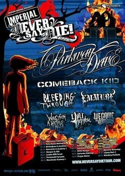11.11.2010 - Never Say Die! 2010 u. a. mit Parkway Drive / Comeback Kid - Berlin, Huxleys