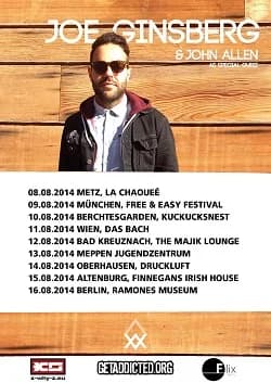 Folk-Freunde aufgepasst: Joe Ginsberg auf Tour