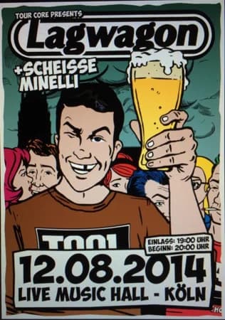 12.08.2014 – Lagwagon / Scheisse Minnelli / The Gogets / Skin of Tears – Köln Live Music Hall
