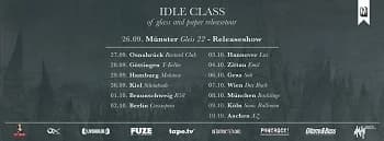 Idle Class: Tour zum neuen Album