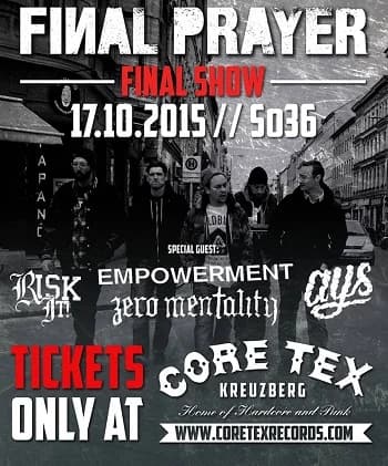Final Prayer: Abschieds-Show im SO36
