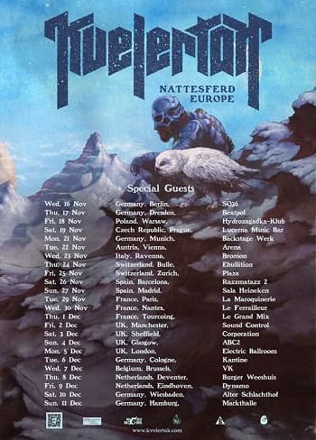 Kvelertak: Ausgedehnte Europa-Tour