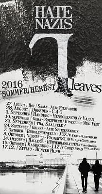 leaves. geben Live-Daten bekannt
