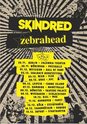 Zebrahead: Im Vorprogramm von Skindred auf Herbst-Visite