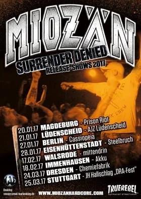 Miozän: Release-Tour zum neuen Album