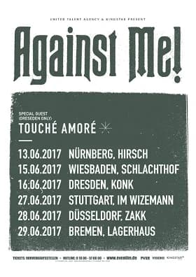 Against Me! mit neuen Live-Daten