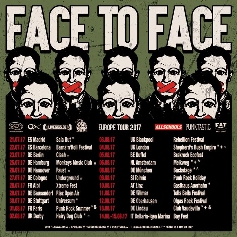 27.07.2017 - Face to Face / Spoilers - Köln, Underground