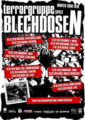 Terrorgruppe: Tour mit Blechdosen