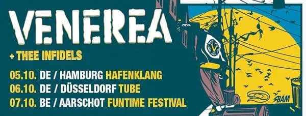 Venerea: Für drei Gigs auf kleinen Bühnen