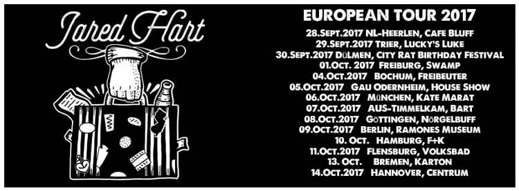 Jared Hart: Singer/Songwriter auf Tour... quasi jetzt!