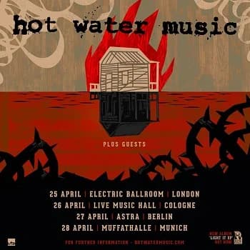Hot Water Music: Endlich wieder Deutschland auf dem Tourplan