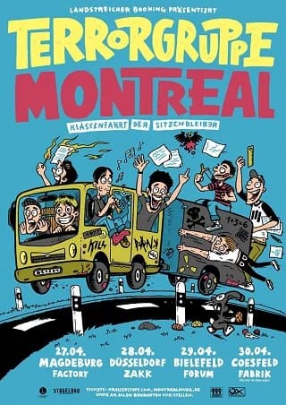 Klassenfahrt der Sitzenbleiber: Terrorgruppe und Montreal auf gemeinsamer Tour