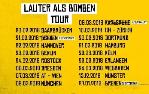 Donots: Auf Tour lauter als Bomben?