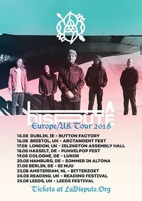 La Dispute: Im Sommer auf Euro-Tour