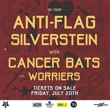 Anti-Flag: Tour mit Silverstein und Deutschland-Ausgabe des Antifests