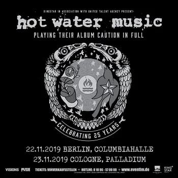 Hot Water Music: 25 Jahre, zwei Jubiläumskonzerte