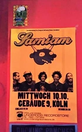 10.10.2018 – Samiam / Leer – Köln, Gebäude 9