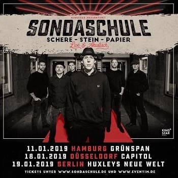 Sondaschule: Drei Akustik-Zugaben zur anstehenden Tour