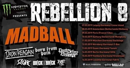 Rebellion 8: Hardcore-Schwergewichte auf Tour