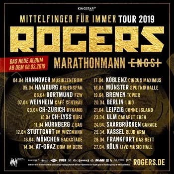 Rogers: Titeltrack zur neuen Platte und Tourdaten