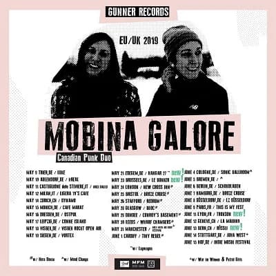 Mobina Galore: Tourdaten (galore) und Videoclip