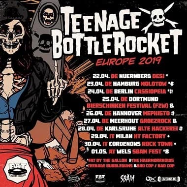 Teenage Bottlerocket: Live und in Farbe
