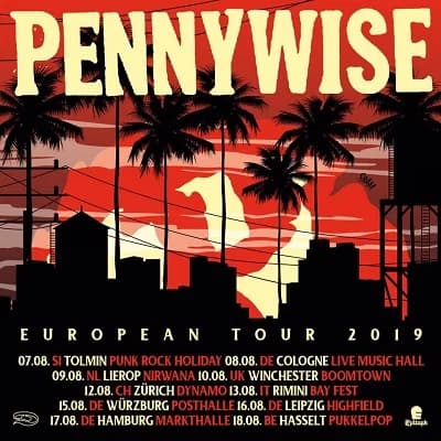 Pennywise: Kurz vor Europa