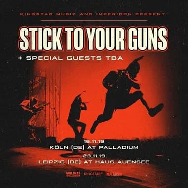 Stick to Your Guns: Im November auf großen Bühnen