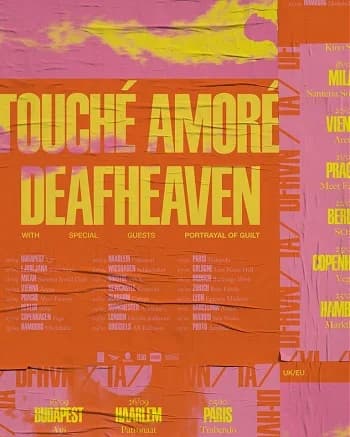 Touché Amoré: Europa-Visite mit Deafheaven