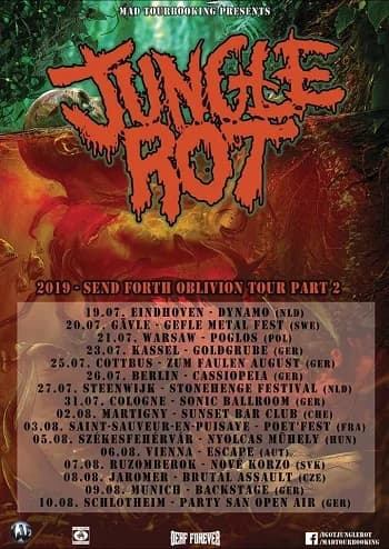 Jungle Rot: Teil zwei der Album-Tour