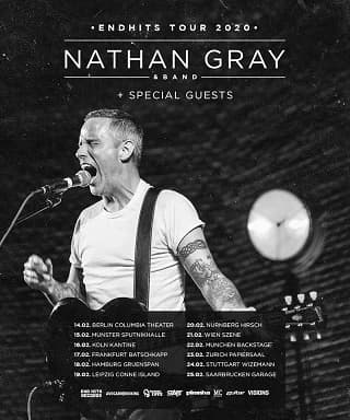 Nathan Gray: Auf Tour mit End-Hits-Bands