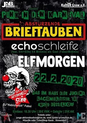Punk in den Karneval 2020: Schunkeln für Nietenkaiser