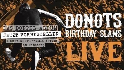 Donots: Das erste Stück der kommenden Live-Platte