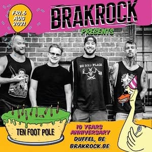 Brakrock 2021: Ten Foot Pole kommen über den großen Teich