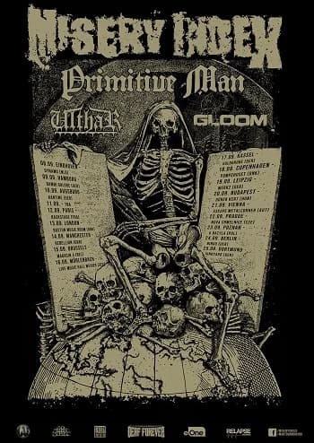 Misery Index: Tourankündigung