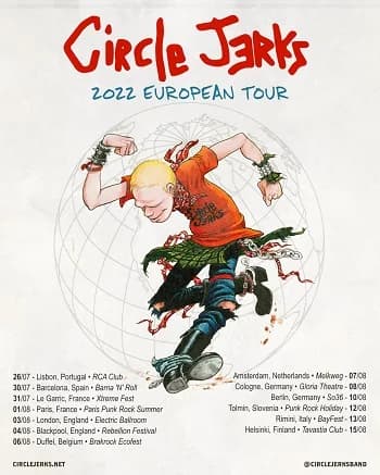 Circle Jerks: Tour zum >40. Jubiläum