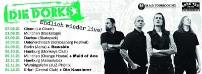 Die Dorks: Endlich wieder live