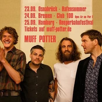 Muff Potter: Live-Termine im September