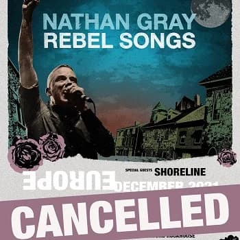 Nathan Gray: Die Tour ist abgesagt!