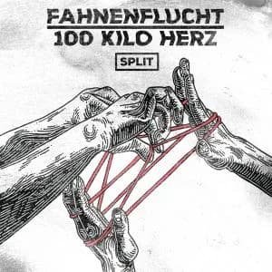 Fahnenflucht / 100 Kilo Herz - Split (2021, Bakraufarfita Records/Aggressive Punk Produktionen)
