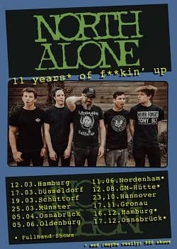 North Alone: Der Tourkalender füllt sich