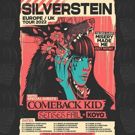 Silverstein: Winter-Tour mit Knallerprogramm