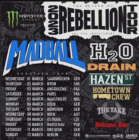 Rebellion Tour 2023: Zum neunten Mal auf Trümmerfahrt