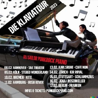 Uli Sailor: Punkrock-Piano auf "KlaviaTour"