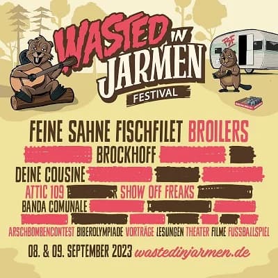 Wasted in Jarmen 2023: FSF geben die ersten Bands bekannt